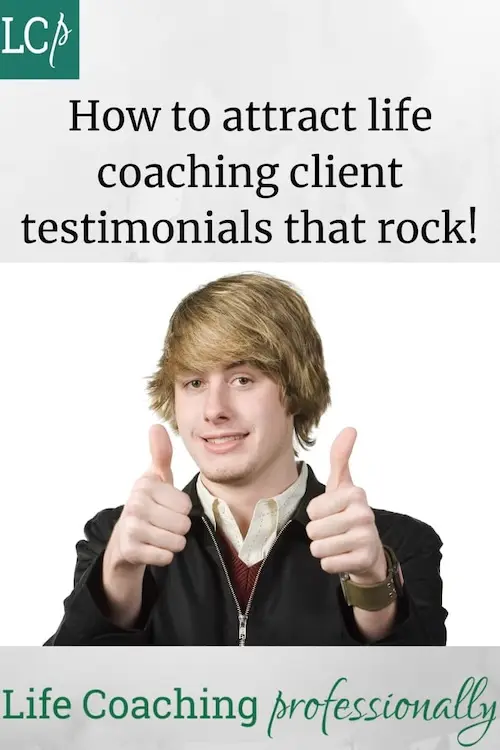 Young professional giving a thumbs up, representing the power of client testimonials in marketing ideas for life coaches