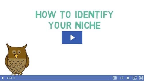 Video; How to identify your life coaching niche