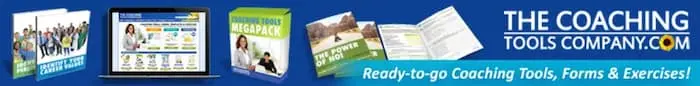 Banner for the Coaching Tools Company online store.
